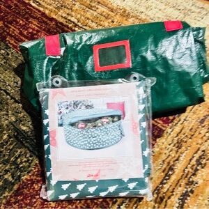 Green and Red Women's Bag